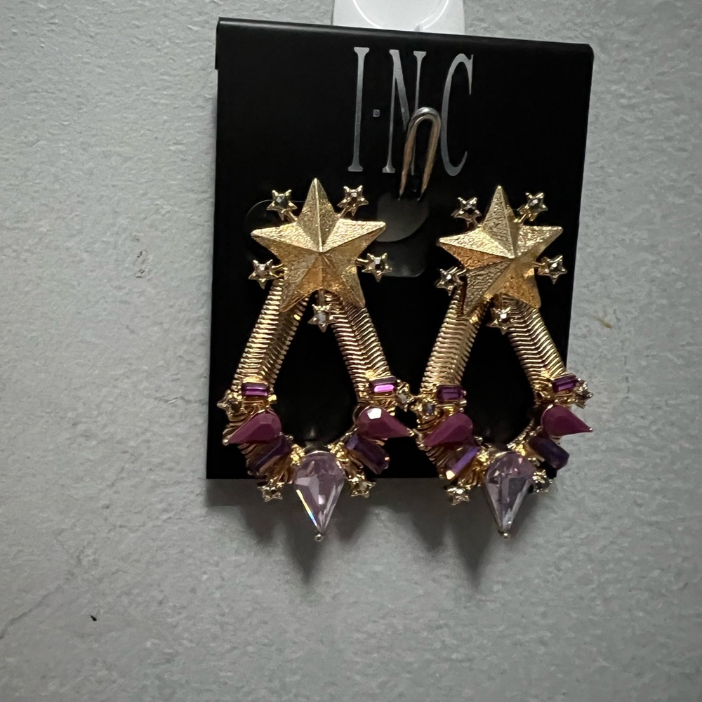 I.n.c international concept festive earrings